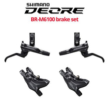Load image into Gallery viewer, SHIMANO DEORE BR-M6100 2-PISTON DISC BRAKE SET, FRONT &amp; REAR